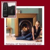 Fully Remote Controlled Coal Effect remote gas fire. For 16" backbrick. MG-DGF16