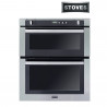 Gas Oven & Hob Pack - SGB700 Stainless Steel Built In Gas Oven & 5 Burner Black Glass Gas Hob