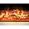 Panoramic Silver Log 3 Sided Electric Inset Fire Celsi Electriflame VR 1400