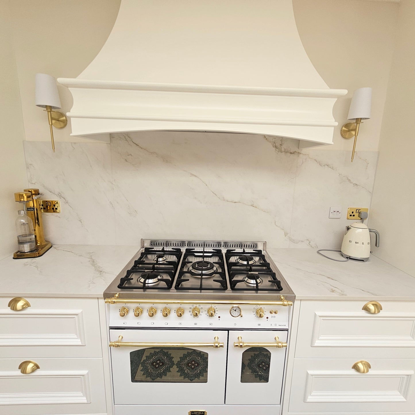 Lofra Dolcevita 90 RBPD 96MFTECI White Gas Dual Fuel Range Cooker 90cm