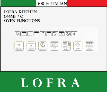 Electric Oven on Lofra Rainbow 80 86MFT/C Dual Fuel Range Cooker