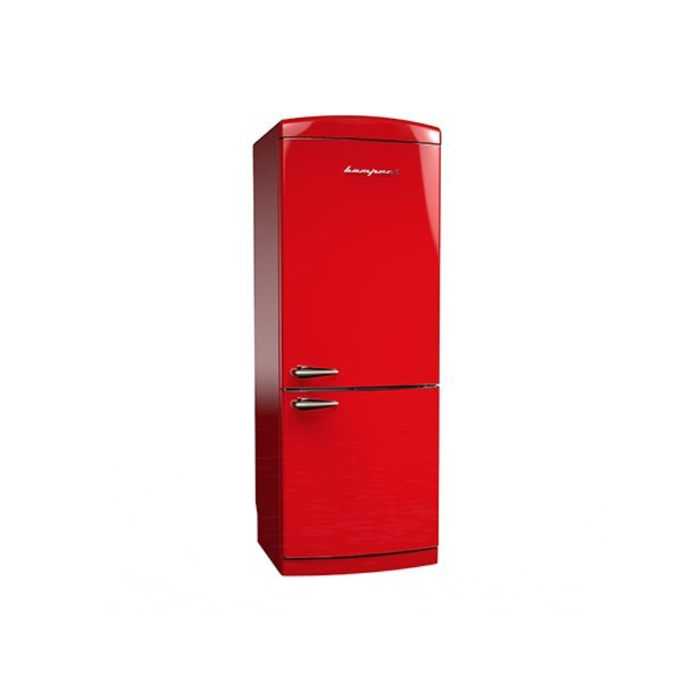 Bompani BOCB606/R Frost Free Retro 50’s Fiery Red Refrigerator 70:30 - 60x188.7x71 cm