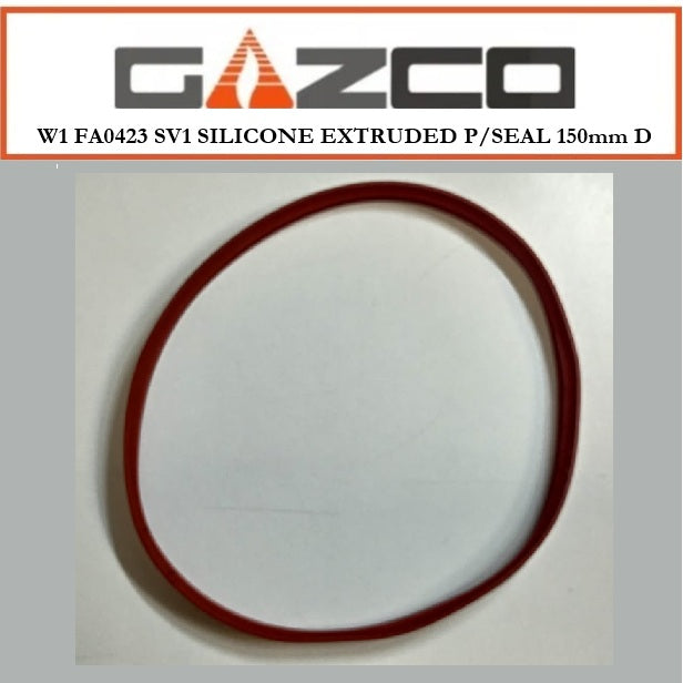 Gazco Balanced Flue Fire Outer Seal Replacement W1 FA0423 SV1 Extruded P-Seal 150mm