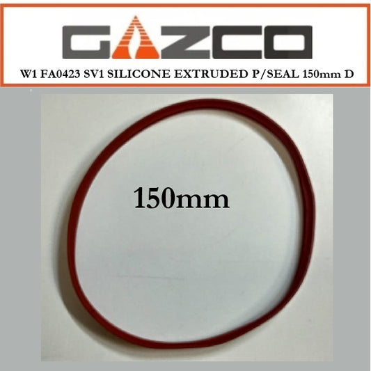 Gazco Balanced Flue Fire Outer Seal Replacement W1 FA0423 SV1 Extruded P-Seal 150mm