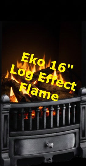 Eko 16" DGF Inset Log Effect Decorative Gas Fire Manual - Nat Gas Only