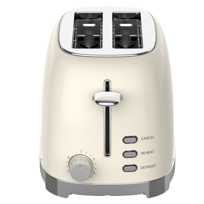 50's Lofra Retro Style 2 Slice Toaster Dolcevita Cream | ITABI26E/1