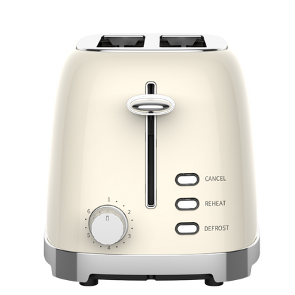 50's Lofra Retro Style 2 Slice Toaster Dolcevita Cream | ITABI26E/1