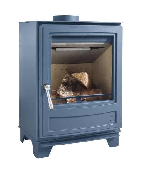 Hamlet 5 Solid Fuel Stove in Custom Bold Colours for Wood/Multi Fuel 5kw with 9m Flue