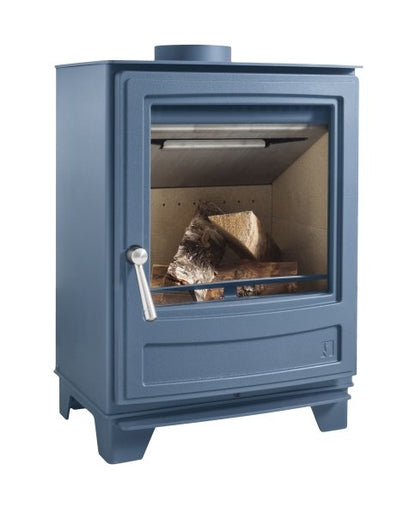 Hamlet 5 Solid Fuel Stove in Custom Bold Colours for Wood/Multi Fuel 5kw with 9m Flue