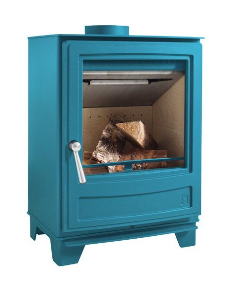 Hamlet 5 Solid Fuel Stove in Custom Bold Colours for Wood/Multi Fuel 5kw with 9m Flue