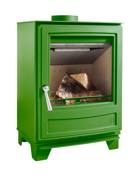Hamlet 5 Solid Fuel Stove in Custom Bold Colours for Wood/Multi Fuel 5kw with 9m Flue