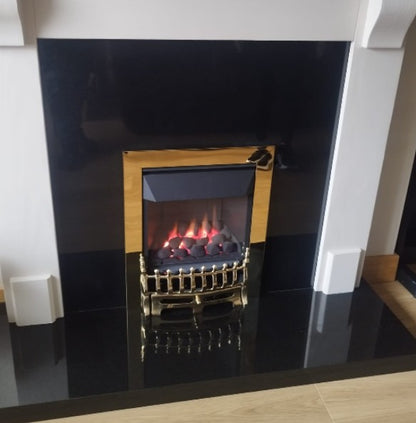 Ekofire 4015 Slimline Glass Fronted Coal Effect Gas Fire - The Maynooth