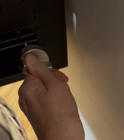 Ekofire 5070 Wall Mounted Flueless Gas Fire with Black Frame