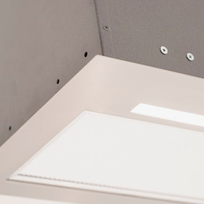 Luxury Stainless Steel  Built-In-to Canopy Extractor Luxair TGCCH55CANSS 55 cm Hood