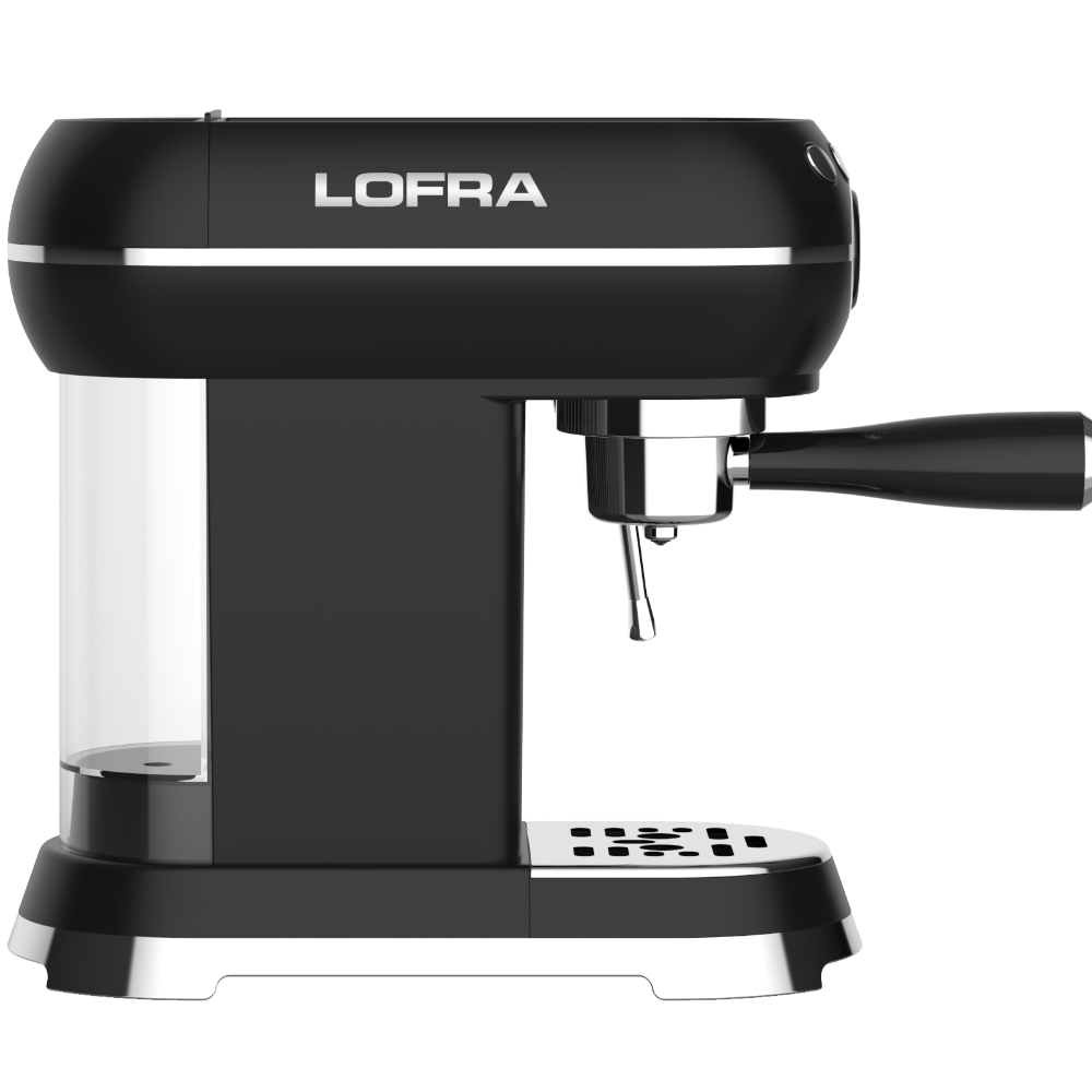Lofra Classic Italian Coffee Maker Range for Kitchen Countertop  "La Dolce Range" Black Side On Image