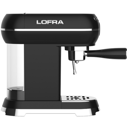 Lofra Classic Italian Coffee Maker Range for Kitchen Countertop  "La Dolce Range" Black Side On Image