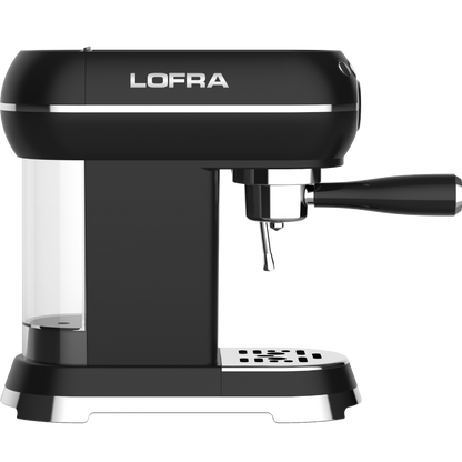 50's Lofra Retro Style Italian Espresso Coffee Machine - Dolcevita Black | IYANM2SA/1
