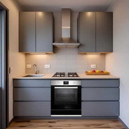 Under Counter Built in Gas Oven, Electric Grill & Warming Drawer SCD720SS-(Gas Fan Oven)