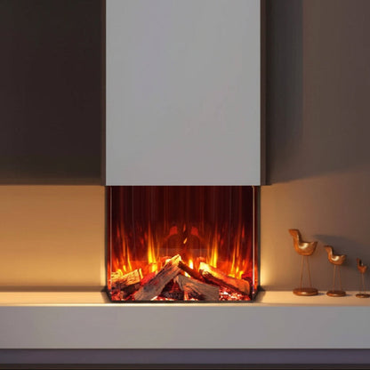 ICONIC 750mm Electric Fire EICONHD75 with SOLARFLAME Deluxe Log