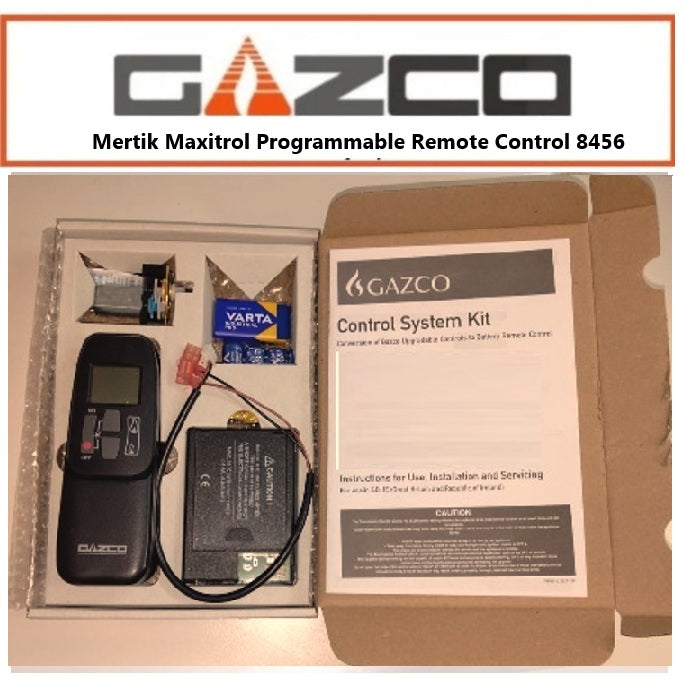 Gazco Programmable Thermostatic Remote Control Kit 8456 Mertik Maxitrol Gas Fire Upgrade
