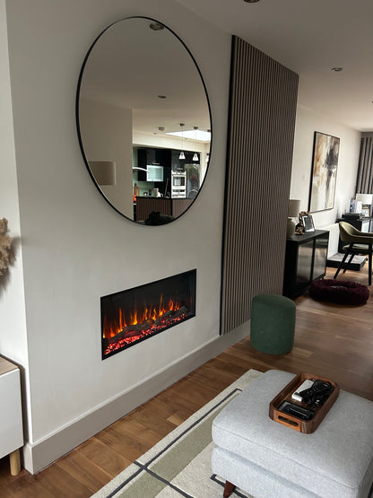 Recently fitted Gazco E Studio Electric fire fitting by TheGasCompany.ie 