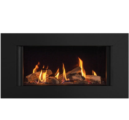 Gazco Onyx Avanti 85 Balanced Flue Log Effect Gas Fire with Expression Frame