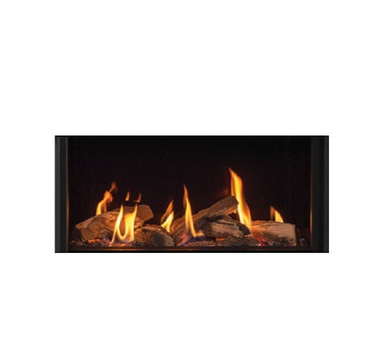 Gazco Onyx Avanti 85 Balanced Flue Log Effect Gas Fire with Expression Frame