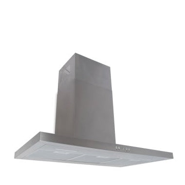 LaModa Brushless Slimline Flat Wall Mounted Linear Extractor Fan Cooker Hood Range Stainless Steel