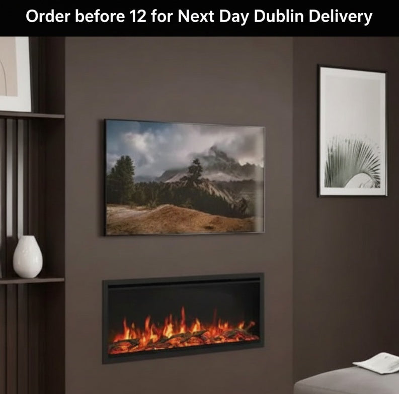 Gazco Atmos Fire FX 105r Slimline Electric Feature Media Wall Fire