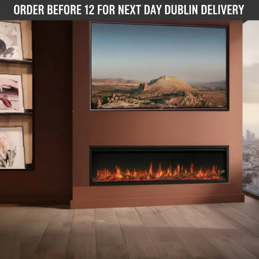 Gazco Atmos Fire FX 165r Slimline Electric Feature Media Wall Fire