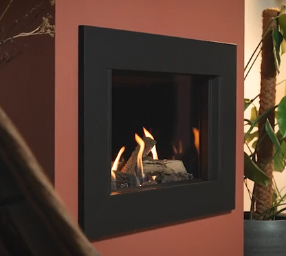 Gazco Onyx Avanti 85-2 Conventional Flue Log Effect Gas Fire with Expression Frame