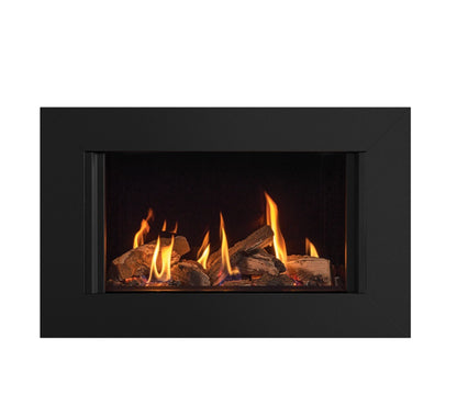 Gazco Onyx Avanti 65 Balanced Flue Log Effect Gas Fire with Expression Frame