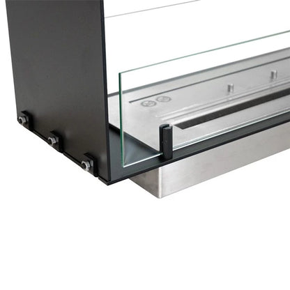ScandiFlame Foco 1T Meter Double Side Bioethanol Tunnel Fire.