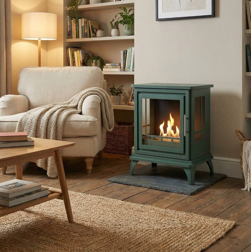ScandiFlame Traditional Nashville Bioethanol Flueless Real Flame Fire Stove