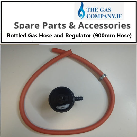 900mm LPG Orange Gas Hose & Regulator Kit– Bottled Gas Regulator & Hose