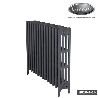 Victorian Cast Iron Radiator–4 Column 14 Section,81O High ,W888 by D140mm(Primed Grey)