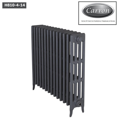 Victorian Cast Iron Radiator–4 Column 14 Section,81O High ,W888 by D140mm(Primed Grey)