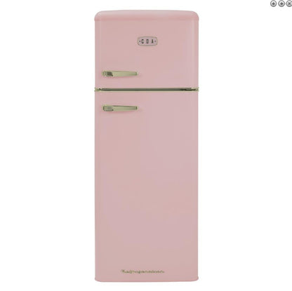 CDA Betty RETRO 1950's Style 55cm Fridge Freezer - H 144 cm x W 55 cm x D 61.5 cm