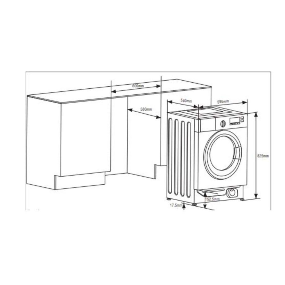 CDA CI327 Integrated Washing Machine