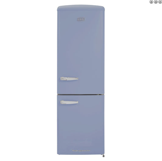 CDA Florence Retro 50s-Style Frost Free Fridge Freezer -H 199 cm x W 60 cm x D 72.5 cm