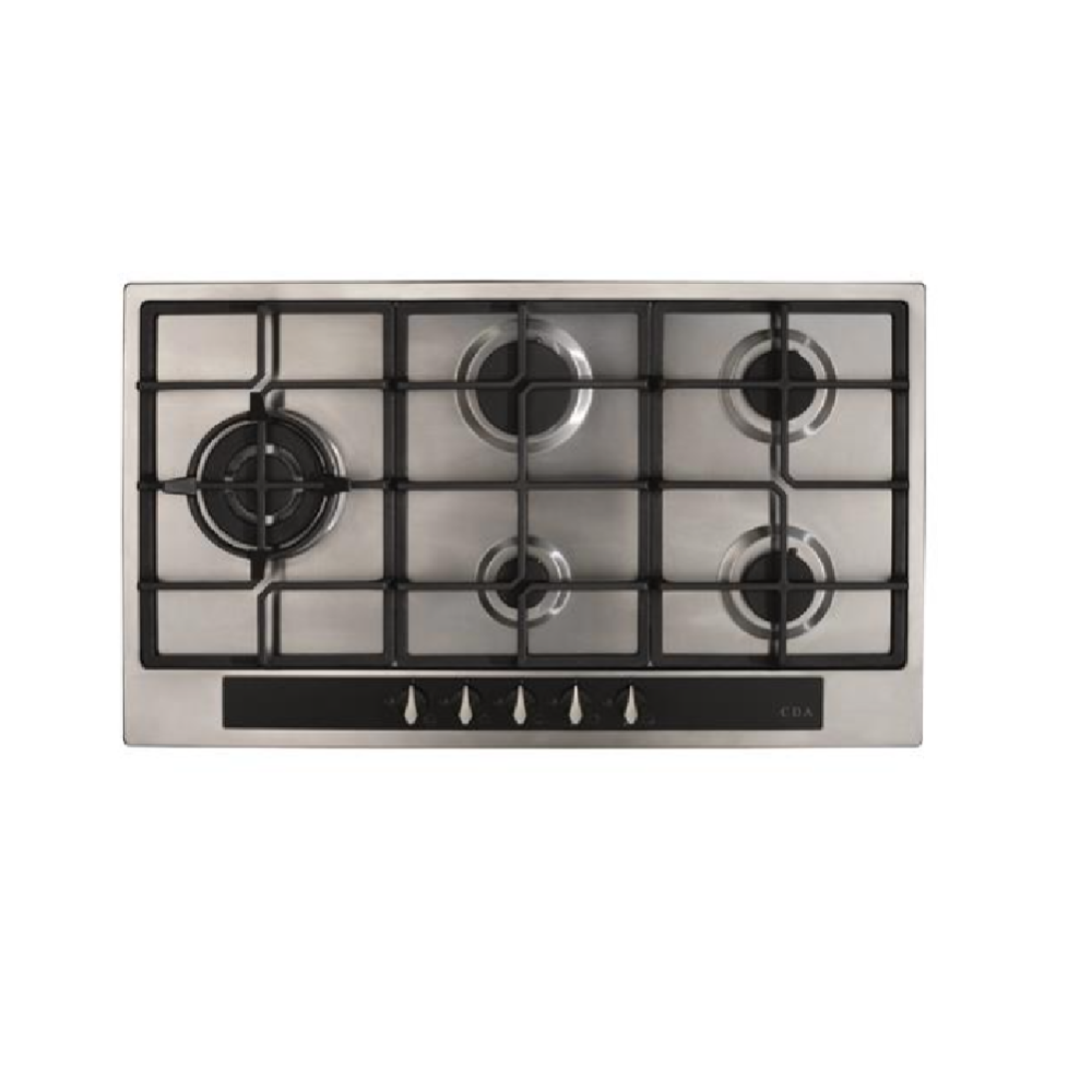 CDA HG9351SS Five Burner 90cm Gas Hob