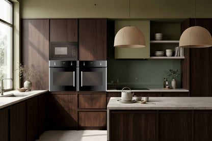 Built In Gas Double Oven 90cm Replacement Pack Gas Oven,Electric Grill,Rotisserie & Blank Panel