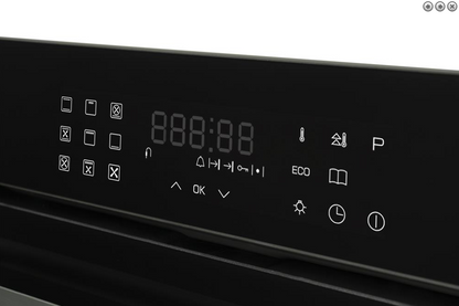 CDA Kitchen Appliance Premium Pack E: Built-In 2 by 13-Function Pyrolytic Ovens with Frameless 5-Zone Induction Hob