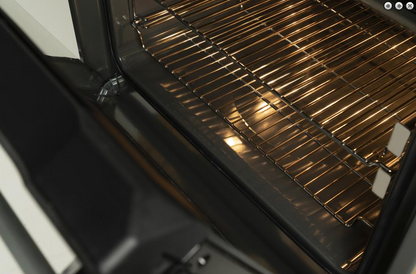 CDA Kitchen Appliance Premium Pack E: Built-In 2 by 13-Function Pyrolytic Ovens with Frameless 5-Zone Induction Hob