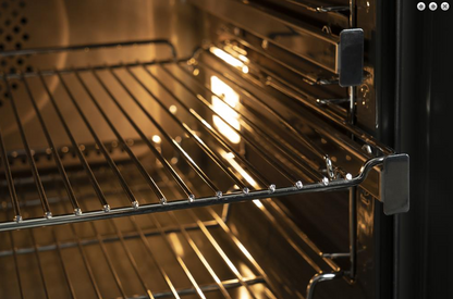 CDA Kitchen Appliance Premium Pack E: Built-In 2 by 13-Function Pyrolytic Ovens with Frameless 5-Zone Induction Hob