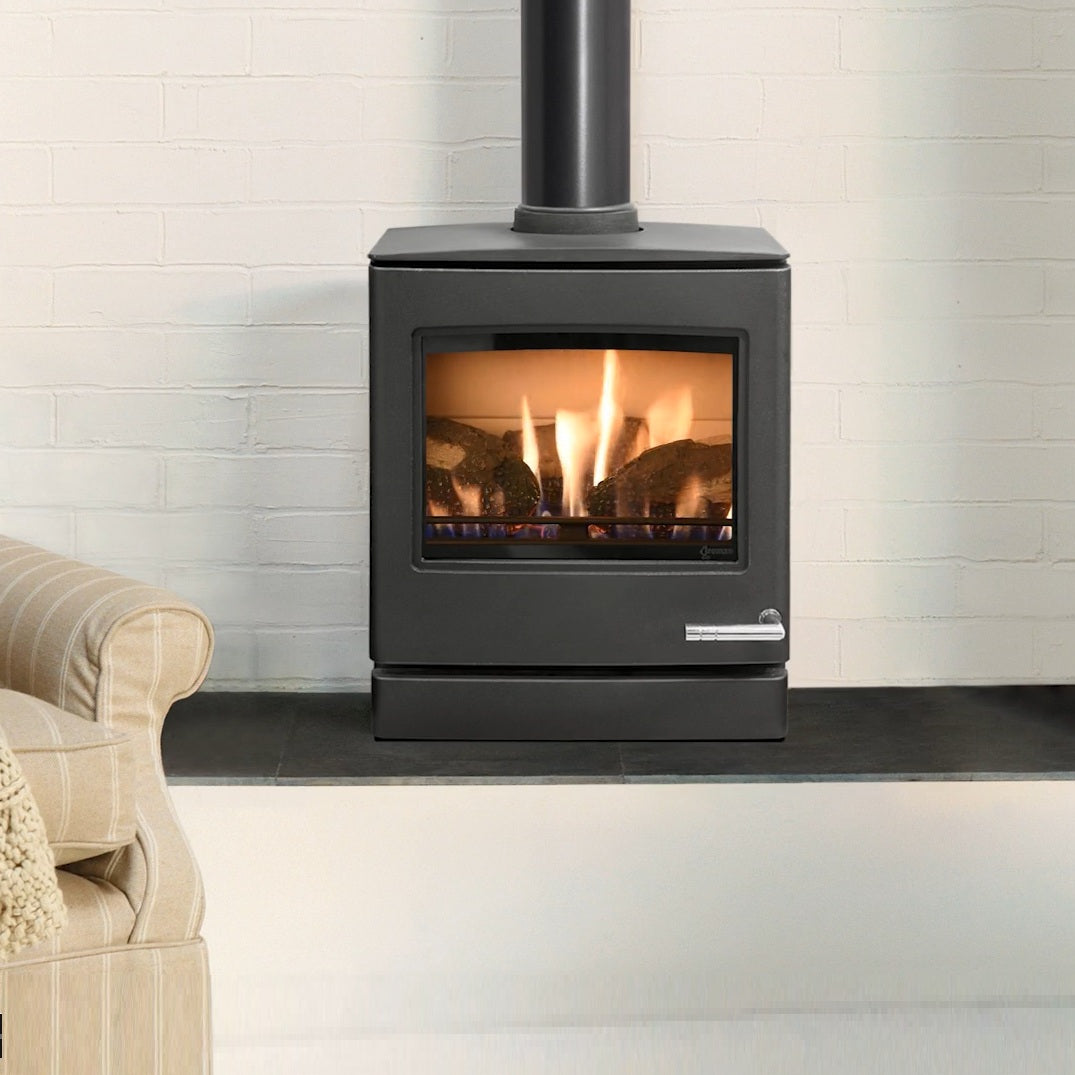 Gazco CL5 Balanced Flue Gas Stove – High Efficiency Log Effect Gas Stove