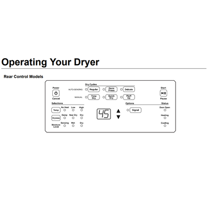 Speed Queen Gas Tumble Dryer with Large Capacity
