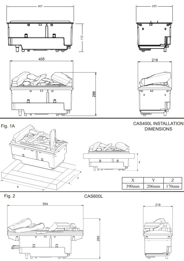 Dimplex Cassette Optimyst Water Vapour Electric Fire