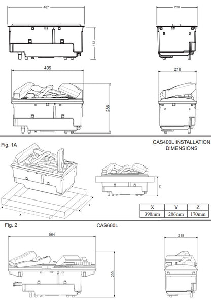 Dimplex Cassette Optimyst Water Vapour Electric Fire