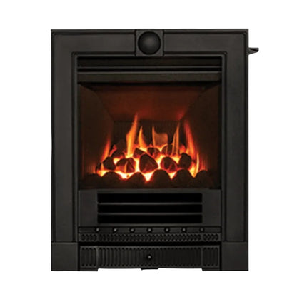 Gazco Logic HE Conventional Flue Log Effect Gas Fire with Cast Winchester Frame